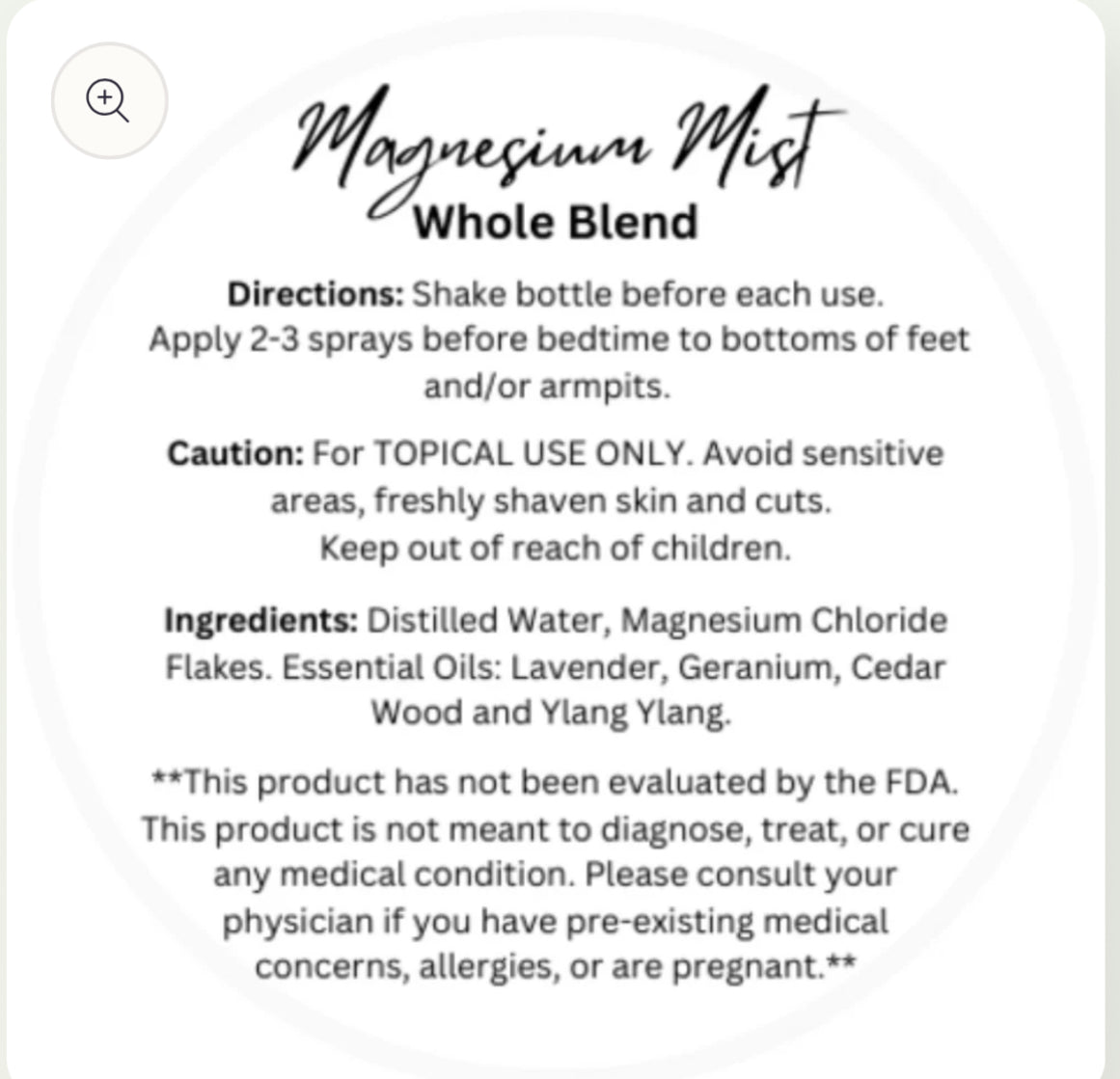 ⚡ TQ Magnesium Mist